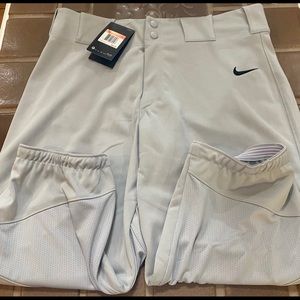 NWT NIKE Men's Gray Short Baseball Pants